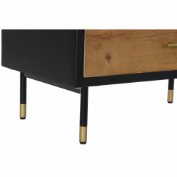 Sideboard DKD Home Decor   Black Natural Crystal MDF Wood 70 x 40 x 117 cm