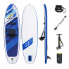 Inflatable Paddle Surf Board with Accessories Bestway Hydro-Force 305 x 84 x 12 cm