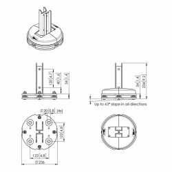 Suspended Panel Assembly Kit Vogel's PFF 7965