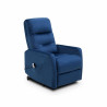 Reclining Armchair Astan Hogar Relax Blue Velvet