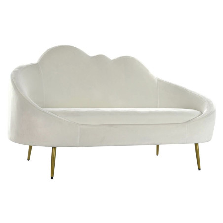 Sofa DKD Home Decor White Metal Clouds Scandi 155 x 75 x 92 cm