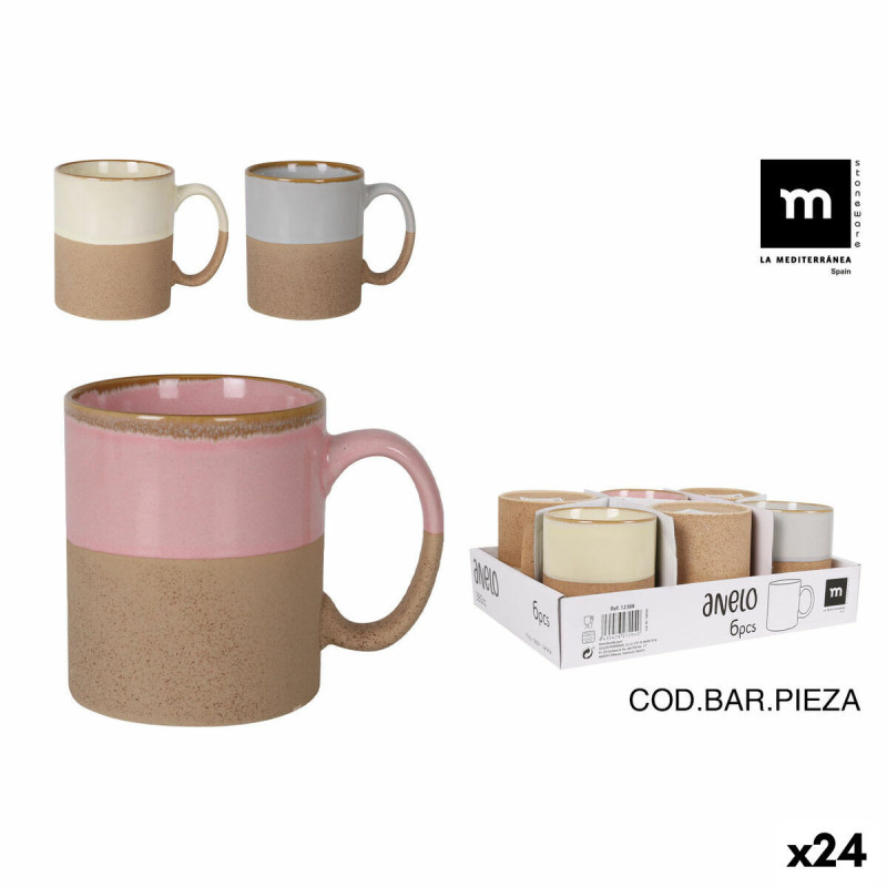 Mug La Mediterránea Anelo 380 ml (24 Units)