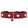 Dog collar Hunter Love S/M 35-40 cm Rojo/Blanco