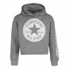 Unisex Hoodie Converse Chuck Patch Crop G Dark grey