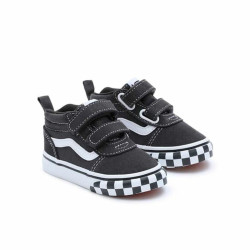 Children’s Casual Trainers Vans Ward Mid V TD Check Bumper  Black