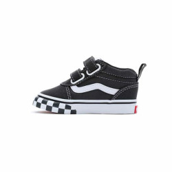 Children’s Casual Trainers Vans Ward Mid V TD Check Bumper  Black