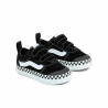 Children’s Casual Trainers Vans Ward Checker Foxing Black