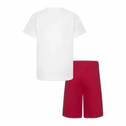 Children's Sports Outfit Nike Knit  White Red Multicolour 2 Pieces