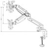 Screen Table Support MacLean MC-860 27" 13"