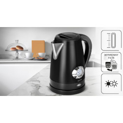 Kettle Mpm MCZ-108 Black Stainless steel 1500 W 1,7 L