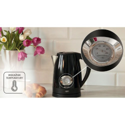 Kettle Mpm MCZ-108 Black Stainless steel 1500 W 1,7 L