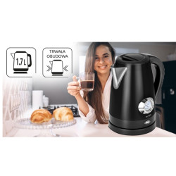 Kettle Mpm MCZ-108 Black Stainless steel 1500 W 1,7 L