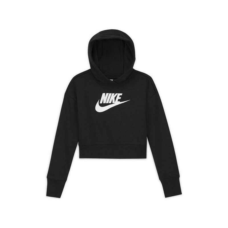 Hooded Sweatshirt for Girls SPORTWEAR CLUB DC7210 Nike  010  Black