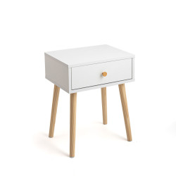 Nightstand Vinthera Moa White Plastic 40 x 30 x 50 cm