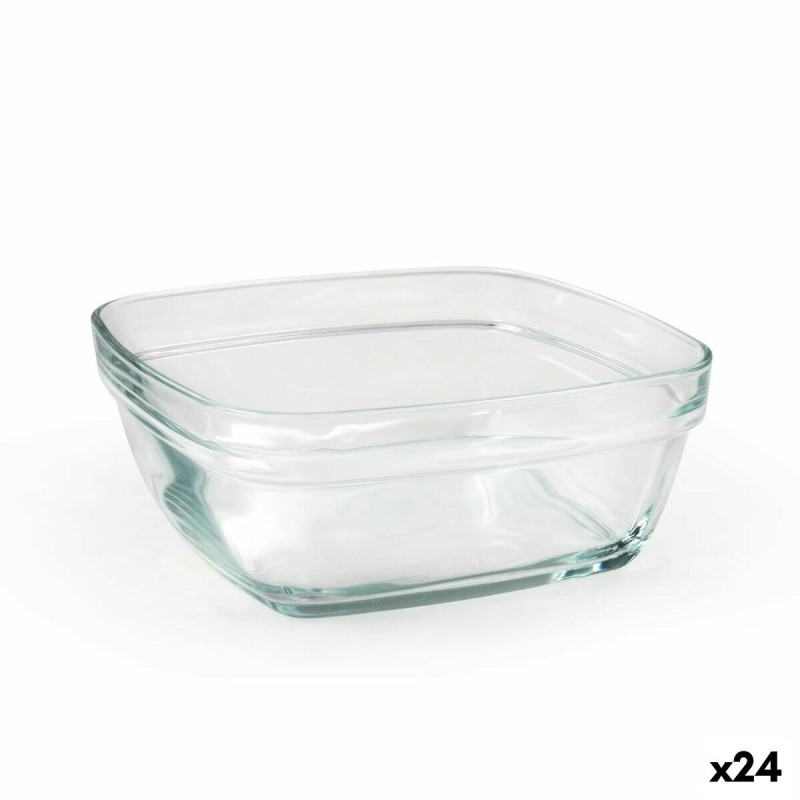 Bowl Duralex Lys Stackable Squared 610 ml 14 x 14 x 6 cm (24 Units)