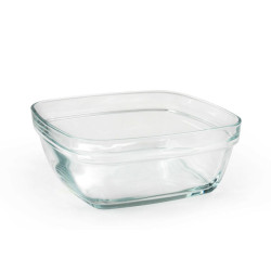 Bowl Duralex Lys Stackable Squared 610 ml 14 x 14 x 6 cm (24 Units)