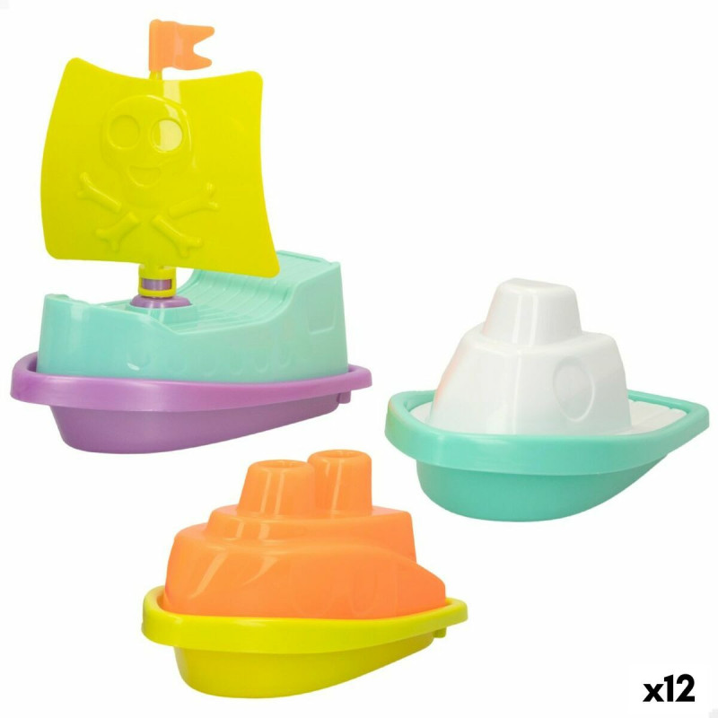 Beach toys set Colorbaby 3 Pieces Ship polypropylene (12 Units)