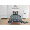 Duvet cover set Roupillon rainbow 140 x 200 cm Blue 2 Pieces