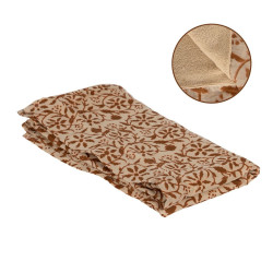 Towelling Sarong Brown Beige Cotton 90 x 180 cm