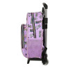 School Rucksack with Wheels Monster High Best boos Lilac 28 x 34 x 10 cm