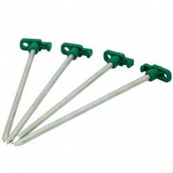 Camping peg Aktive 25 cm 4 Pieces Ø 8 mm (24 Units)