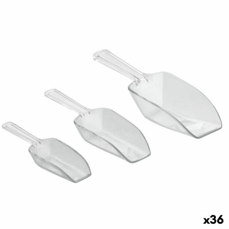 Set of Measuring Spoons Quttin 3 Pieces Plastic (36 Units)