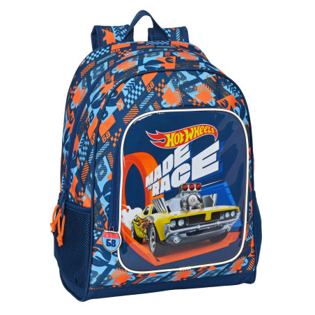 School Bag Hot Wheels Speed club Orange (32 x 42 x 14 cm)