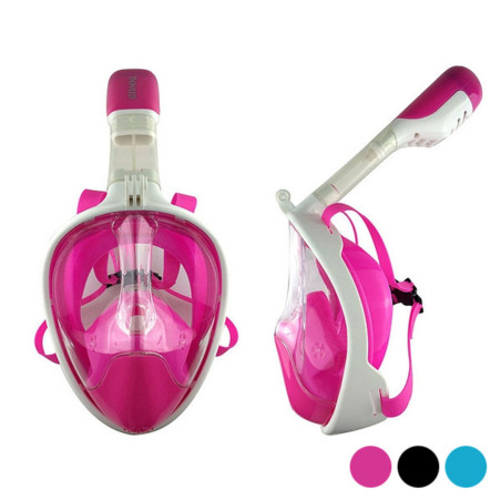 Snorkelling mask with sports camera support Silicone