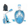 Snorkelling mask with sports camera support Silicone