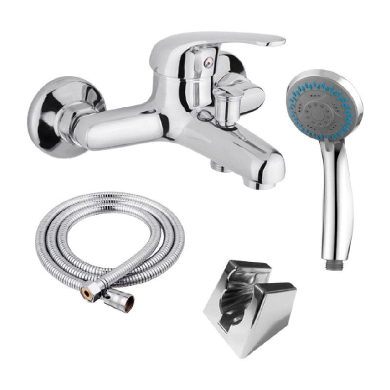 Accessories set Fontastock Bath/Shower Zinc