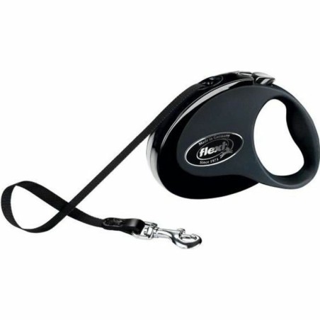 Dog Lead Flexi flexi New CLASSIC Black S