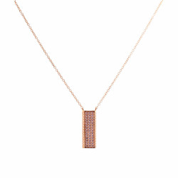 Ladies' Necklace Sif Jakobs SJ-C0079-CZ-RG 26 cm