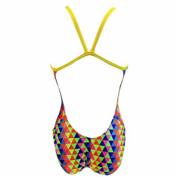 Women’s Bathing Costume Turbo Pro-Racer Tridimension Multicolour