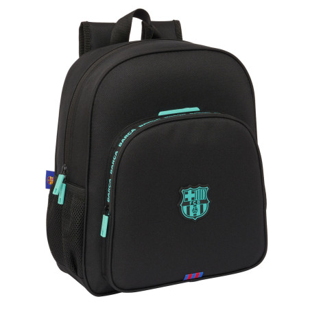 School Bag F.C. Barcelona Black 32 X 38 X 12 cm