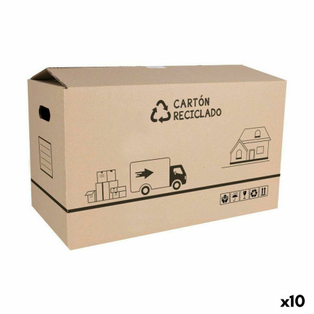 Cardboard box for moving Confortime 82 x 50 x 50 cm (10 Units)