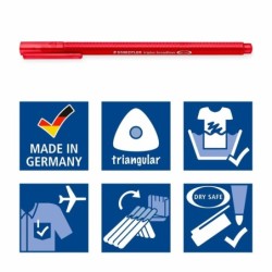 Set of Felt Tip Pens Staedtler 338 SB10 (10 Pieces)