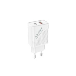 Wall Charger Savio LA-04 White 18 W