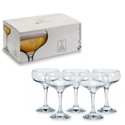 Set of cups Transparent Glass 270 ml (4 Units)