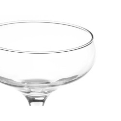 Set of cups Transparent Glass 270 ml (4 Units)