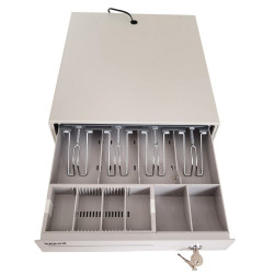 Cash Register Drawer iggual IRON-1W IGG315316 41 cm White