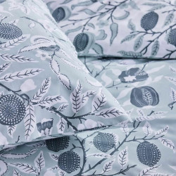 Duvet cover set TODAY Calm Sky blue 220 x 240 cm 3 Pieces