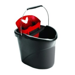 Cleaning bucket Vileda Ultramax Black Red Plastic 10 L 38 x 38 x 38 cm