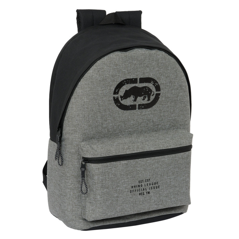 Laptop Backpack Eckō Unltd. Rhino Black Grey 31 x 44 x 18 cm