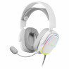 Gaming Headset with Microphone Mars Gaming MHAXW RGB White