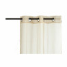 Curtain 140 x 260 cm Beige (6 Units)