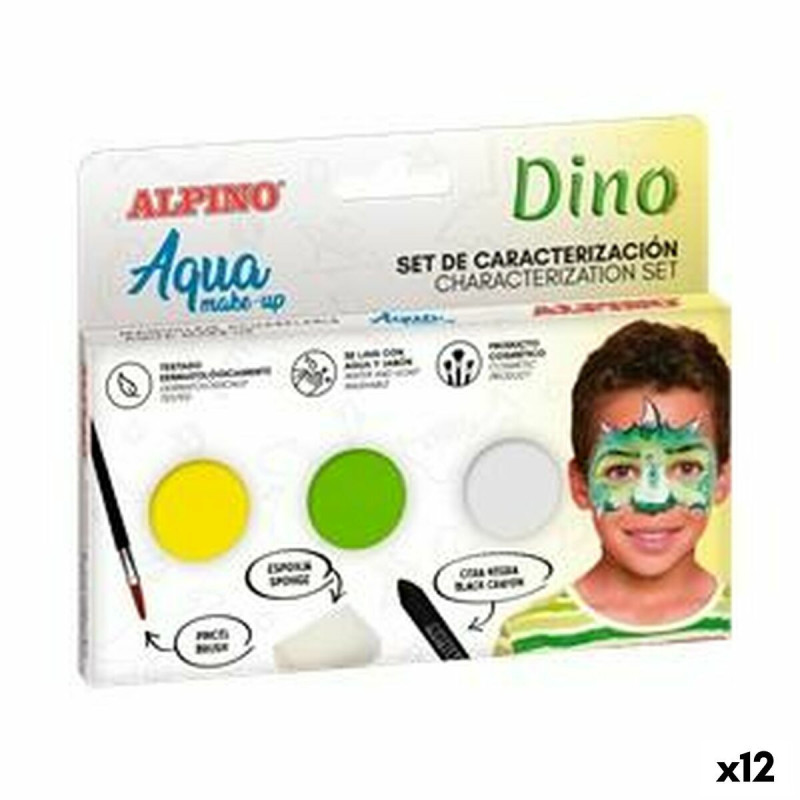 Children's Make-up Set Alpino Dino To water (12 Units)