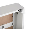 Key cupboard Versa Wte White Wood 8,5 x 33 x 46 cm