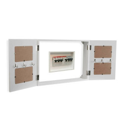 Key cupboard Versa Wte White Wood 8,5 x 33 x 46 cm