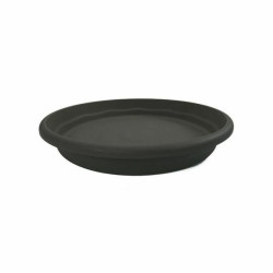 Flower Pot Dish Plastiken Capri Ø 70 cm Circular Anthracite