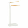 Free-Standing Towel Rack Andrea House ba72128 White Metal 30 x 20 x 78 cm